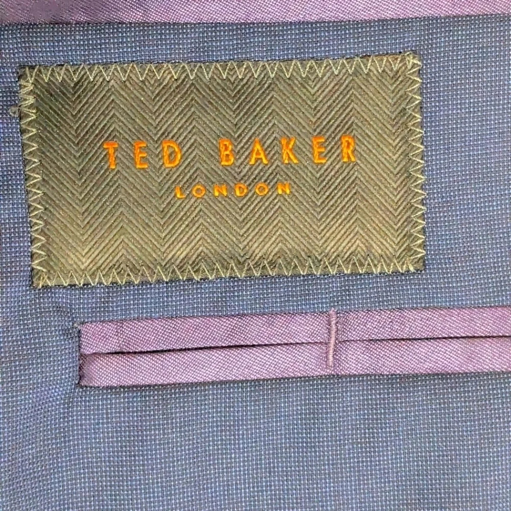 New Ted Baker London Jay CT Men's Navy Blazer Made in Italy 100% Wool Size 42L